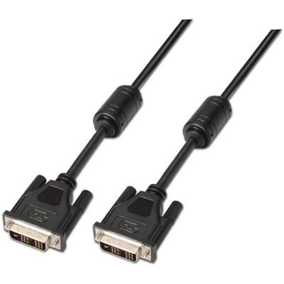 VoltShine 1,8 m M-M 1,8 m ferrit DVI-kabel med enkel länk, perfekt för anslutning av videoenheter och förbättrad signalkvalitet. VoltShine 1,8 m M-M 1,8 m ferrit DVI-kabel med enkel länk, perfekt för anslutning av videoenheter och förbättrad signalkvalitet.