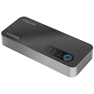 LogiLink HD0058 HDMI-switch 2x1-port (2 x källor och 1 x utgång), 8K/60 Hz, HDCP, HDR, VRR, CEC LogiLink HD0058 HDMI-switch 2x1-port (2 x källor och 1 x utgång), 8K/60 Hz, HDCP, HDR, VRR, CEC