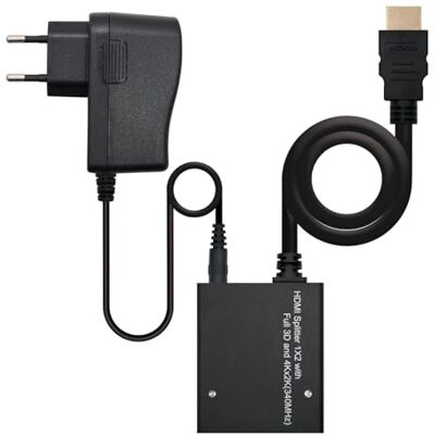 PRENDELUZ HDMI SPLITTER 2 NANOCKABLE PORT PRENDELUZ HDMI SPLITTER 2 NANOCKABLE PORT