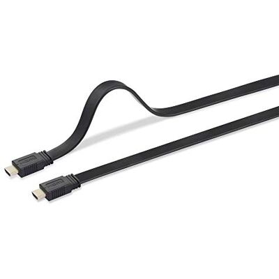 SpeaKa Professional HDMI Ethernet platt kabel - 10m - HDMI SpeaKa Professional HDMI Ethernet platt kabel - 10m - HDMI