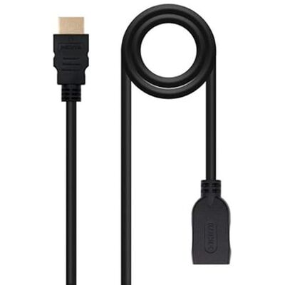 PRENDELUZ HDMI 2.0-kabel förlängd A/M-A/H 3 m svart PRENDELUZ HDMI 2.0-kabel förlängd A/M-A/H 3 m svart