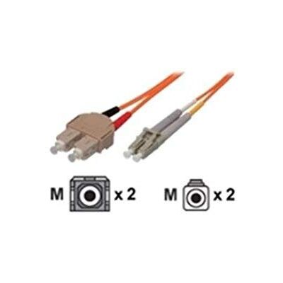 Tecline 85603 Fiberoptisk patchkabel - Multimodus - 3m - Orange - OM2 - SC/LC Tecline 85603 Fiberoptisk patchkabel - Multimodus - 3m - Orange - OM2 - SC/LC