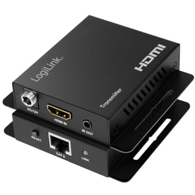 LogiLink HD0063 – HDMI-förlängare/förlängningsset via LAN upp till 70 m, med 4K/60 Hz upplösning och full 3D, EDID, HDR, HDCP, POC, IR LogiLink HD0063 – HDMI-förlängare/förlängningsset via LAN upp till 70 m, med 4K/60 Hz upplösning och full 3D, EDID, HDR, HDCP, POC, IR