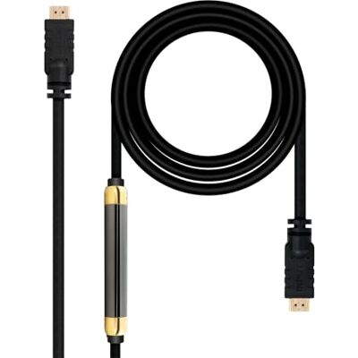 Brightium HDMI V1.4-kabel 30 m, hög hastighet, repeater, HEC, A/M till A/M perfekt för HD-video- och ljudströmning. Brightium HDMI V1.4-kabel 30 m, hög hastighet, repeater, HEC, A/M till A/M perfekt för HD-video- och ljudströmning.