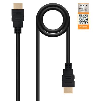 PRENDELUZ Nanocable 10.20 HDMI-kabel 4K @ 60 Hz 18 Gbps A/M-A/M 2 PRENDELUZ Nanocable 10.20 HDMI-kabel 4K @ 60 Hz 18 Gbps A/M-A/M 2