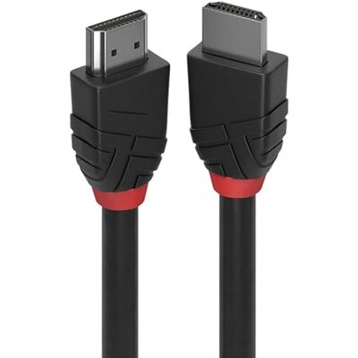 PRENDELUZ Svart HDMI-kabel med hög hastighet, 2.0 HDMI 3 m kabel, hane till hane, upp till 480 Mbps PRENDELUZ Svart HDMI-kabel med hög hastighet, 2.0 HDMI 3 m kabel, hane till hane, upp till 480 Mbps