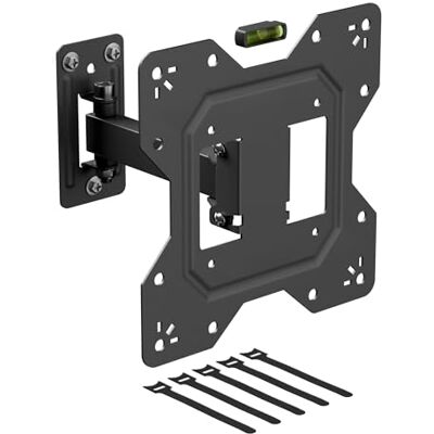 D-line TV-väggfäste platt väggfäste för 23–50 tums TV-apparater, lutning och vridning med en arm, VESA 100 x 100 mm – 200 x 200 mm, tål upp till 30 kg D-line TV-väggfäste platt väggfäste för 23–50 tums TV-apparater, lutning och vridning med en arm, VESA 100 x 100 mm – 200 x 200 mm, tål upp till 30 kg