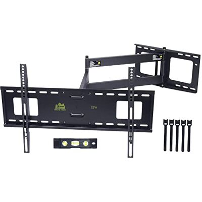 FORGING MOUNT Lång förlängning TV-montering full rörelse väggfäste med 42 tum lång arm artikulerande TV-väggmontering för 37 till 80 tum platt/kurva TV-apparater, VESA 600 x 400 mm kompatibel, rymmer FORGING MOUNT Lång förlängning TV-montering full rörelse väggfäste med 42 tum lång arm artikulerande TV-väggmontering för 37 till 80 tum platt/kurva TV-apparater, VESA 600 x 400 mm kompatibel, rymmer