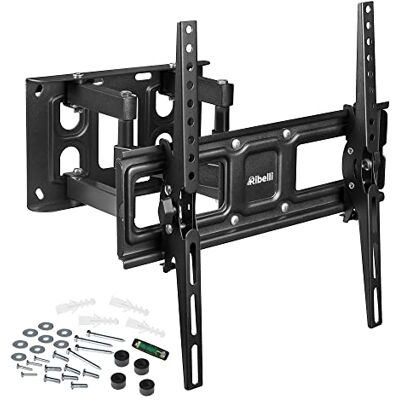 Ribelli ® TV-väggfäste vridbart lutande max.VESA 400 x 400 mm för 32–65 tum, TV-hållare, platt och böjd TV eller bildskärm upp till 40 kg Ribelli ® TV-väggfäste vridbart lutande max.VESA 400 x 400 mm för 32–65 tum, TV-hållare, platt och böjd TV eller bildskärm upp till 40 kg