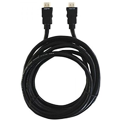 Watio Wave Anslutningskabel 3 m HDMI M-M 1,4 V/4K kabel, hög kvalitet, video- och ljudöverföring, perfekt för multimediaenheter Watio Wave Anslutningskabel 3 m HDMI M-M 1,4 V/4K kabel, hög kvalitet, video- och ljudöverföring, perfekt för multimediaenheter