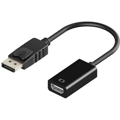 Glowster 0,15 m DisplayPort till HDMI-omvandlare stöder upplösningar upp till 4K, perfekt för anslutning av enheter till HDMI-skärmar. Glowster 0,15 m DisplayPort till HDMI-omvandlare stöder upplösningar upp till 4K, perfekt för anslutning av enheter till HDMI-skärmar.