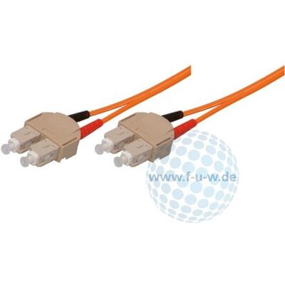 TECLINE 10m 50/125 μm SC / SC - Fiberoptisk kabel TECLINE 10m 50/125 μm SC / SC - Fiberoptisk kabel