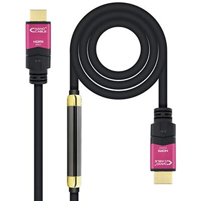 PRENDELUZ HDMI V2.0 kabel 4K 60 Hz hög hastighet/hec-repeterare A/A-A/M 30 m NANOCKABLE PRENDELUZ HDMI V2.0 kabel 4K 60 Hz hög hastighet/hec-repeterare A/A-A/M 30 m NANOCKABLE