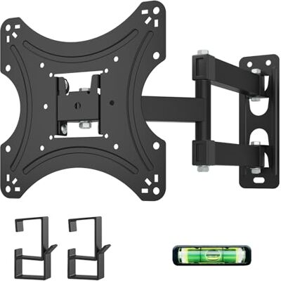 Muchen TV-väggfäste vridbart Tiltbart TV-fäste för TV 26-50" upp till 22kg Max. VESA 200x200mm med litet vattenpass väggfäste TV fäste inkl. Skruva pluggar Muchen TV-väggfäste vridbart Tiltbart TV-fäste för TV 26-50" upp till 22kg Max. VESA 200x200mm med litet vattenpass väggfäste TV fäste inkl. Skruva pluggar