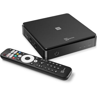 TELE System ON T2 HD: Android TV digitalbox för marksänd TV, Smart TV-uppgradering, DVB-T2, HEVC HDR10+HLG, HDMI, SCART-adapter, Google-certifierad TELE System ON T2 HD: Android TV digitalbox för marksänd TV, Smart TV-uppgradering, DVB-T2, HEVC HDR10+HLG, HDMI, SCART-adapter, Google-certifierad