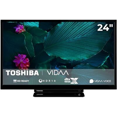 Toshiba VIDAA HD HDR Smart TV 24 tum Smart TV med trippelmottagare och Bluetooth 24WV3F63DA Toshiba VIDAA HD HDR Smart TV 24 tum Smart TV med trippelmottagare och Bluetooth 24WV3F63DA