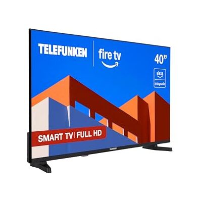 TELEFUNKEN 40FTV825, 40 tum Full HD, Smart TV Fire OS, HDR10, inbyggd Alexa, röststyrning, Dolby Audio, Apple AirPlay, Bluetooth TELEFUNKEN 40FTV825, 40 tum Full HD, Smart TV Fire OS, HDR10, inbyggd Alexa, röststyrning, Dolby Audio, Apple AirPlay, Bluetooth