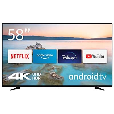 Nokia 58 Tum (146cm) 4K UHD Teve Smart Android TV (WLAN, HDR, Triple Tuner DVB-C/S2/T2, Google Play Store inklusive språkassistent, Netflix, YouTube, Prime Video, Disney+) 5800A 2021 Nokia 58 Tum (146cm) 4K UHD Teve Smart Android TV (WLAN, HDR, Triple Tuner DVB-C/S2/T2, Google Play Store inklusive språkassistent, Netflix, YouTube, Prime Video, Disney+) 5800A 2021