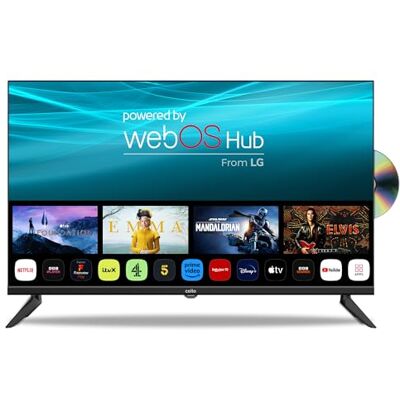 Cello C3224WSF Televisore SMART/DVD senza quadro 32 pollici Lettore DVD integrato Triplo sintonizzatore Bluetooth Sistema ultra rapido WebOS per LG Disney+ Netflix Prime Cello C3224WSF Televisore SMART/DVD senza quadro 32 pollici Lettore DVD integrato Triplo sintonizzatore Bluetooth Sistema ultra rapido WebOS per LG Disney+ Netflix Prime