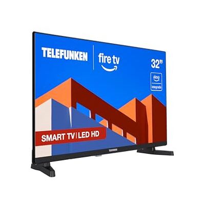 TELEFUNKEN 32FTV825, 32 tum HD, Smart TV Fire OS, HDR10, inbyggd Alexa, röststyrning, Dolby Audio, Apple AirPlay, Bluetooth TELEFUNKEN 32FTV825, 32 tum HD, Smart TV Fire OS, HDR10, inbyggd Alexa, röststyrning, Dolby Audio, Apple AirPlay, Bluetooth