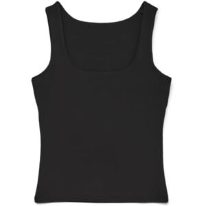 VERO MODA Damer Vmmillion Sl Square Top 2-vägs JRS Noos, svart, L VERO MODA Damer Vmmillion Sl Square Top 2-vägs JRS Noos, svart, L