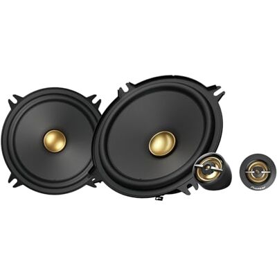 Pioneer TS-A1301C 13 cm 2-komponent högtalarset med 2 högtalare (max 300 W vardera, 50 W sinus), kraftfullt ljud, hög verkningsgrad, 54 mm installationsdjup, 121 mm installationsutskärning, med galler Pioneer TS-A1301C 13 cm 2-komponent högtalarset med 2 högtalare (max 300 W vardera, 50 W sinus), kraftfullt ljud, hög verkningsgrad, 54 mm installationsdjup, 121 mm installationsutskärning, med galler