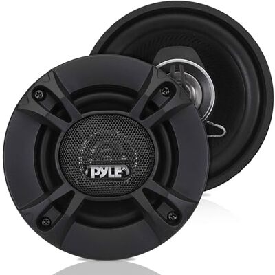 Pyle 10,2 cm Bilhögtalare 240 W, 2-vägs Koaxialhögtalare – Universal OEM-ersättning för Bildörrar och Sidopaneler, 4 Ohm, Svart, 2-Pack Pyle 10,2 cm Bilhögtalare 240 W, 2-vägs Koaxialhögtalare – Universal OEM-ersättning för Bildörrar och Sidopaneler, 4 Ohm, Svart, 2-Pack