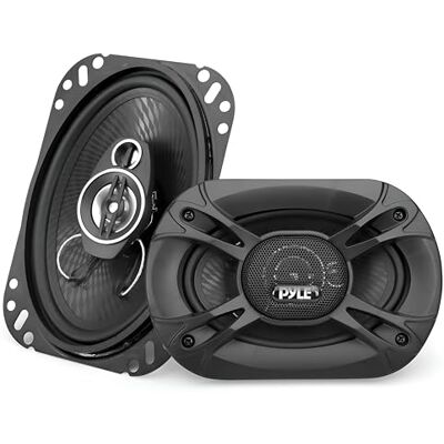 Pyle 3-vägs universella bilstereohögtalare – 300 W 4 tum x 6 tum triaxial högt pro ljud bilhögtalare universell OEM snabbersättningskomponent högtalare fordonsdörr/sidopanelmontering kompatibel Pyle 3-vägs universella bilstereohögtalare – 300 W 4 tum x 6 tum triaxial högt pro ljud bilhögtalare universell OEM snabbersättningskomponent högtalare fordonsdörr/sidopanelmontering kompatibel