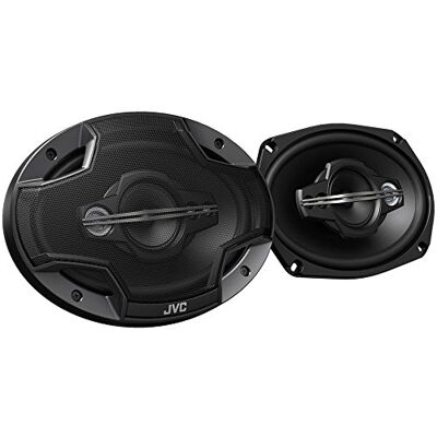 JVC CS-HX6959 15 x 23 cm 5-vägs koaxialhögtalare (650 watt) svart JVC CS-HX6959 15 x 23 cm 5-vägs koaxialhögtalare (650 watt) svart