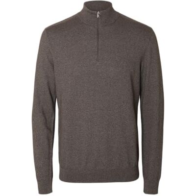 SELECTED HOMME SELECTED FEMME Slhberg halvdragkedja cardigan Noos, Morel, S SELECTED HOMME SELECTED FEMME Slhberg halvdragkedja cardigan Noos, Morel, S