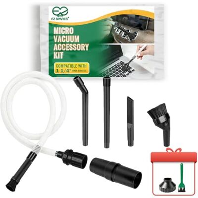 EZ SPARES 7 st mikrovakuum fastsättning 7 delar kit tangentbord skreva rengöringsverktyg borste kit EZ SPARES 7 st mikrovakuum fastsättning 7 delar kit tangentbord skreva rengöringsverktyg borste kit