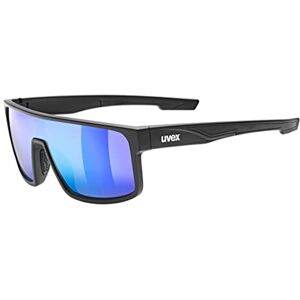 Uvex LGL 51 solglasögon för dam och herr speglande filterkategori 3 black matt/green one size Uvex LGL 51 solglasögon för dam och herr speglande filterkategori 3 black matt/green one size