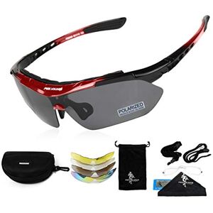 FREE SOLDIER Polaroid Solglasögon män cykelglasögon sportglasögon 5 i 1 taktiska militära glasögon för cykling vandring fiske utomhusaktiviteter (röd) FREE SOLDIER Polaroid Solglasögon män cykelglasögon sportglasögon 5 i 1 taktiska militära glasögon för cykling vandring fiske utomhusaktiviteter (röd)