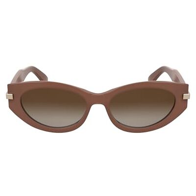 Calvin Women's Sunglasses CK25502S Opaline Rose with Gradient Brick Lins, Opaline Rose, One size Calvin Women's Sunglasses CK25502S Opaline Rose with Gradient Brick Lins, Opaline Rose, One size