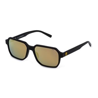FILA , golvgafas (SFID19), färg: MATT/SANDBLASTED SVART (SMOKE MIRROR GOLD), 56/17/145, (hane) FILA , golvgafas (SFID19), färg: MATT/SANDBLASTED SVART (SMOKE MIRROR GOLD), 56/17/145, (hane)