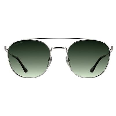 Lacoste solglasögon för män L281S – ljus kanonmetall med gradient grön lins Lacoste solglasögon för män L281S – ljus kanonmetall med gradient grön lins