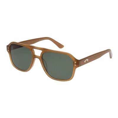 BILLABONG mäns Northy Lunettes de Soleil, glänsande mjölkt kaffe/grön, en storlek BILLABONG mäns Northy Lunettes de Soleil, glänsande mjölkt kaffe/grön, en storlek
