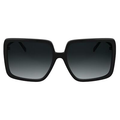 KARL LAGERFELD Women's Sunglasses KL6187S Svart med Gradient Grå Lins, Svart, One size KARL LAGERFELD Women's Sunglasses KL6187S Svart med Gradient Grå Lins, Svart, One size
