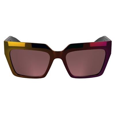 KARL LAGERFELD Women's Sunglasses KL6181S – spegel vin med solid spegel rosa lins, Spegel vin, One size KARL LAGERFELD Women's Sunglasses KL6181S – spegel vin med solid spegel rosa lins, Spegel vin, One size