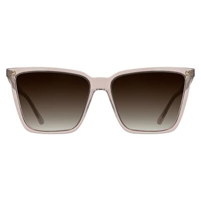Calvin solglasögon för kvinnor CK26506S – transparent hudfärgad med tonad brun lins Calvin solglasögon för kvinnor CK26506S – transparent hudfärgad med tonad brun lins
