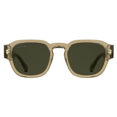 Lacoste unisex vuxen solglasögon L6090S – transparent karamell med solid kaky lins Lacoste unisex vuxen solglasögon L6090S – transparent karamell med solid kaky lins
