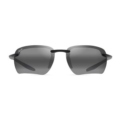 Maui Jim Grey HOOKIPA Ultra G Shiny Black Glasögon, 65-15-130 Unisex Vuxen Maui Jim Grey HOOKIPA Ultra G Shiny Black Glasögon, 65-15-130 Unisex Vuxen