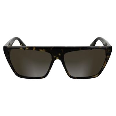 KARL LAGERFELD Unisex vuxen solglasögon KL6186S Mörk Tortoise med solida bruna linser, Mörk Tortoise, One size KARL LAGERFELD Unisex vuxen solglasögon KL6186S Mörk Tortoise med solida bruna linser, Mörk Tortoise, One size