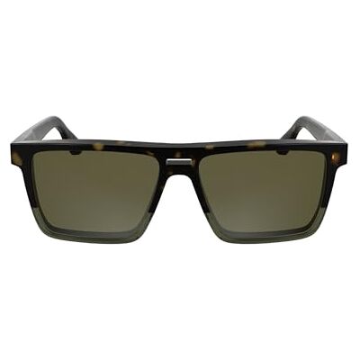 Calvin Herrars Sunglasses CK25501S Dark Havana/Khaki with Solid Brown Lens, Mörk Havana/Khaki, One size Calvin Herrars Sunglasses CK25501S Dark Havana/Khaki with Solid Brown Lens, Mörk Havana/Khaki, One size