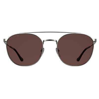 Lacoste solglasögon för män L281S – matt mörk kanonmetall med solid vinröd lins Lacoste solglasögon för män L281S – matt mörk kanonmetall med solid vinröd lins