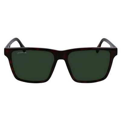 Lacoste solglasögon för män L6039S – Havanna med solid grön lins, Havanna, one size Lacoste solglasögon för män L6039S – Havanna med solid grön lins, Havanna, one size
