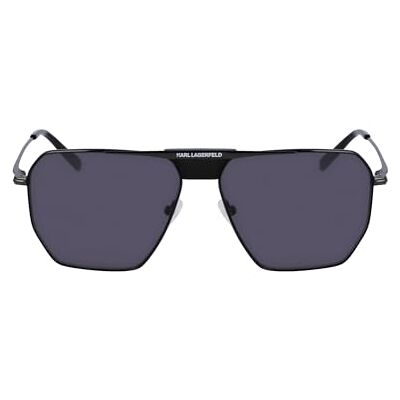 KARL LAGERFELD KL350S N solglasögon för män, glänsande svart, en storlek KARL LAGERFELD KL350S N solglasögon för män, glänsande svart, en storlek