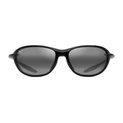 Maui Jim Grey Ho'OKIPA Ultra R Shiny Black Gafas, 62-17-140 unisex vuxen Maui Jim Grey Ho'OKIPA Ultra R Shiny Black Gafas, 62-17-140 unisex vuxen