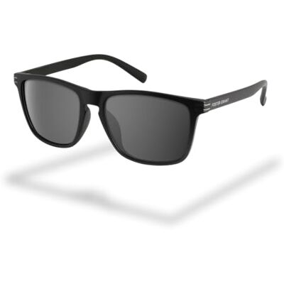 Foster Grant Prestige herrsolglasögon – svart wayfarer-montyr med blå spegelglas, reptåliga & stöttåliga, UV400 för en modern look Foster Grant Prestige herrsolglasögon – svart wayfarer-montyr med blå spegelglas, reptåliga & stöttåliga, UV400 för en modern look