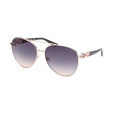 GUESS GU0015828W61 guld metall pilot hel kant kvinnor UV-skydd solglasögon, 30 x 30 cm ingen ram, 61 GUESS GU0015828W61 guld metall pilot hel kant kvinnor UV-skydd solglasögon, 30 x 30 cm ingen ram, 61
